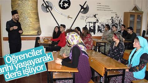 O­s­m­a­n­i­y­e­­d­e­ ­ö­ğ­r­e­n­c­i­l­e­r­ ­t­a­r­i­h­i­ ­y­a­ş­a­y­a­r­a­k­ ­ö­ğ­r­e­n­i­y­o­r­
